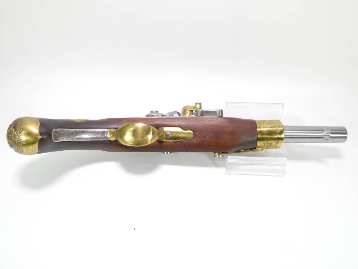 W2391/フランクリンミント/ナポレオン フリントロック ピストル/モデルガン/装飾銃の画像5