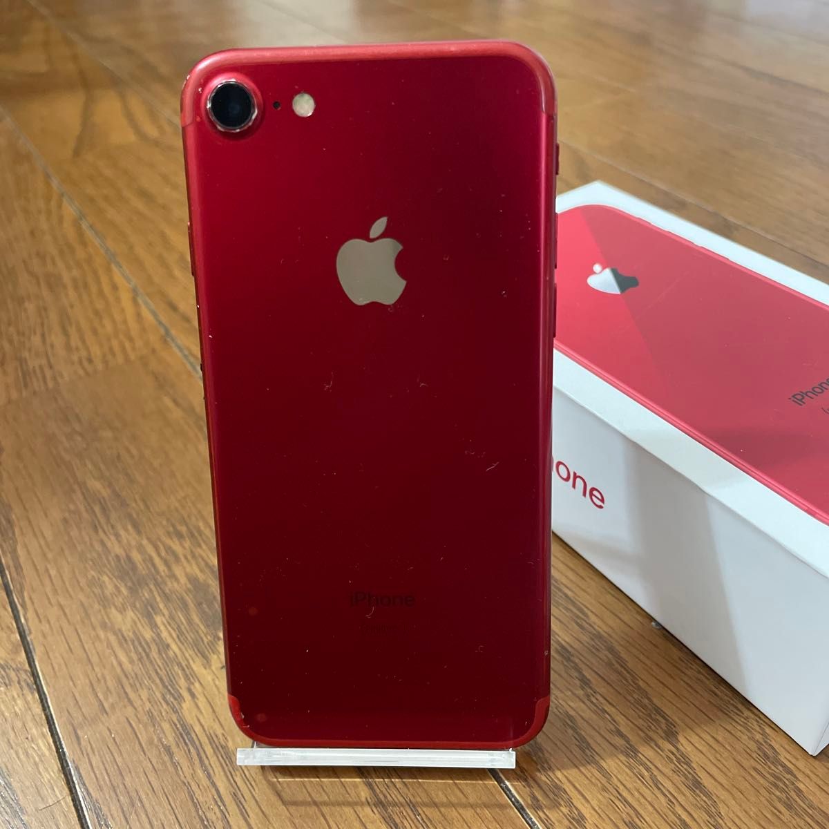 ★iPhone7 129GB★SIMフリー★（PRODUCT）RED★レッド★バッテリー93%★