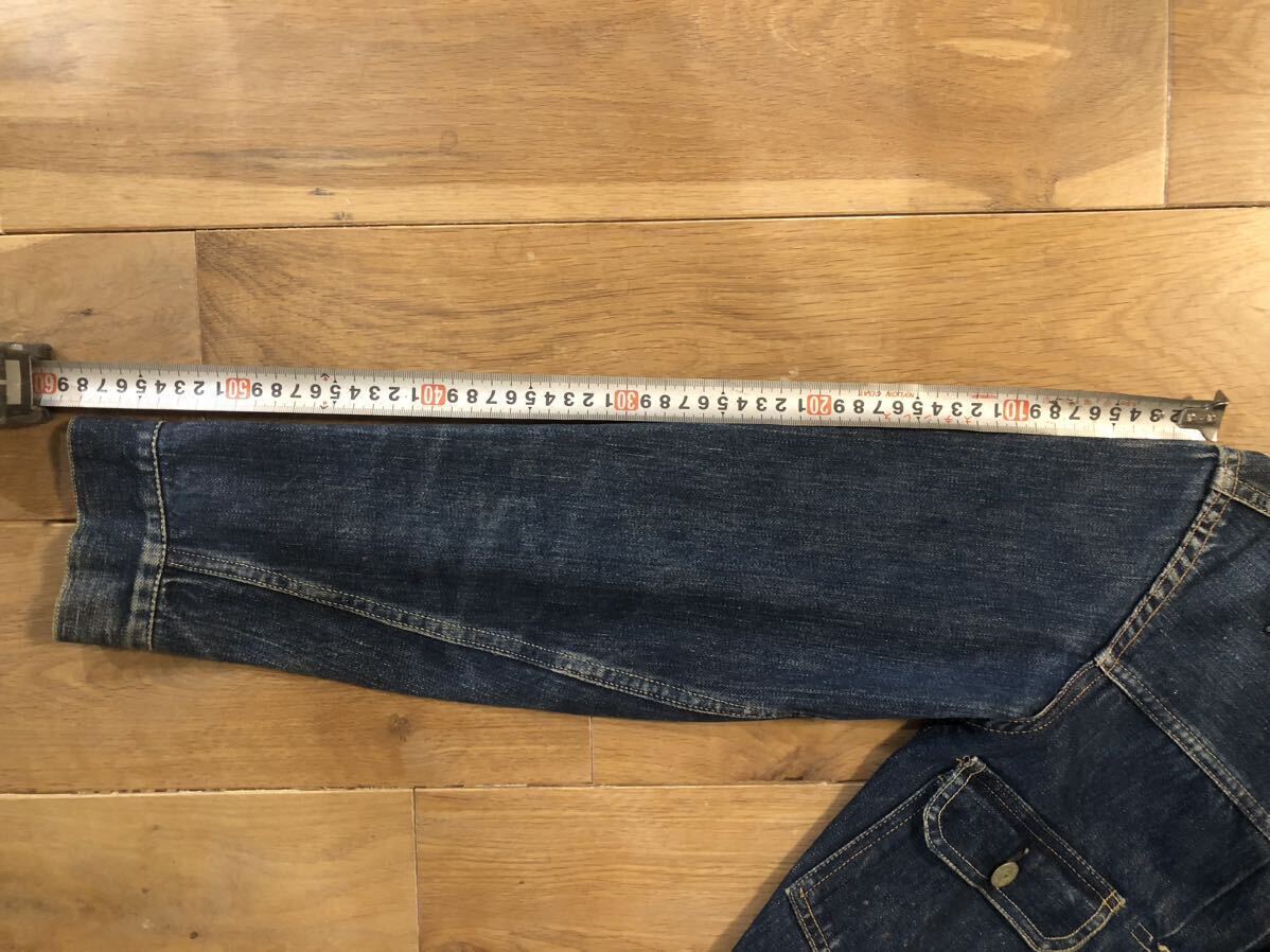 ヴィンテージLevi's507XX セカンド片面レザーパッチ　リーバイスデニムジャケット　オリジナル　50s_画像10