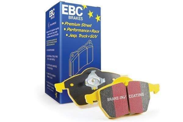 新品 アバルト595 ブレンボキャリパー用 フロントセット EBC ブレーキパッド イエロー yellow staff アバルト 〜900゜C brembo用 abarth _画像1