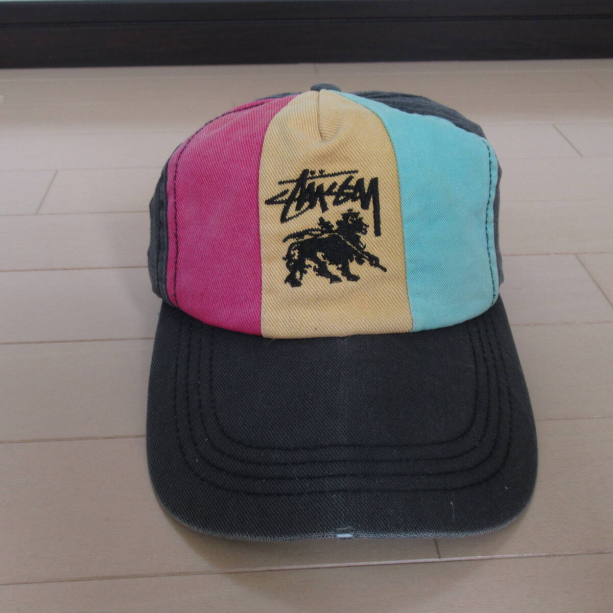 ★即決送込★激レア 80s OLD STUSSY CAP ラスタライオン キャップ 帽子 オールド hat スナップバック old oldstussy ステューシー 6パネル_画像2