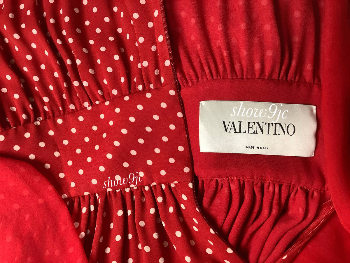 最終【 VALENTINO 】ヴァレンティノ ★ シルク・ワンピース ★１回着_画像2