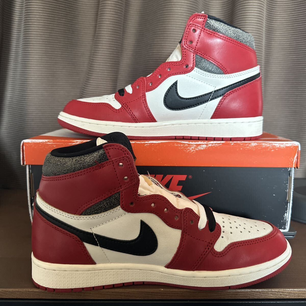 Nike Air Jordan 1 High OG Lost & Found/Chicagoナイキ エアジョーダン1 ハイ OG ロスト & ファウンド/シカゴ 27cmの画像3