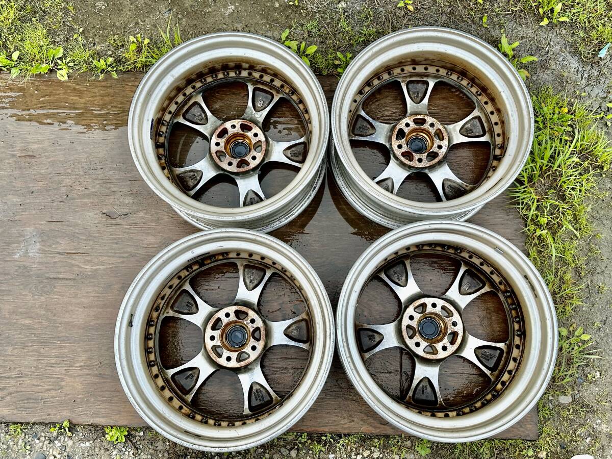 ワークWork VSKF VS KF クローム18インチ ホイール 7.5J +45 PCD114.3 5穴 4本セットの画像2