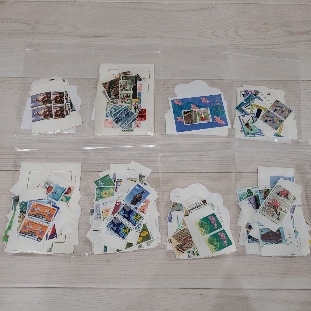 日本郵便 切手まとめ売り 総額48662円分 記念切手 普通切手 ふるさと切手 バラ の画像1
