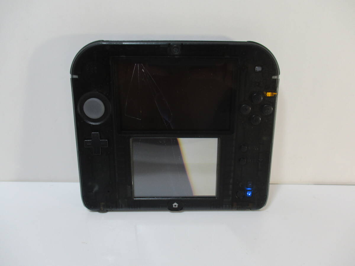 Nintendo　ニンテンドー　2DS　FTR-001　クリアブラック　_画像1