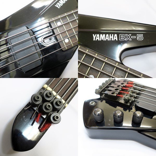 YAMAHA ヤマハ BX-5 ヘッドレス 5弦 ベース ブラック 動作未確認 ※ジャンク品【送料無料】中古品 used B_画像8