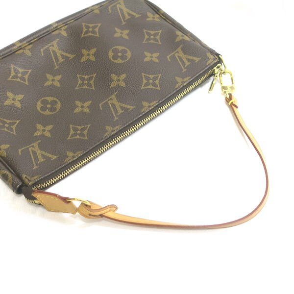 LOUIS VUITTON ルイヴィトン M51980 ポシェット・アクセソワール モノグラム ハンドバッグ ポーチ 中古品 used A_画像7