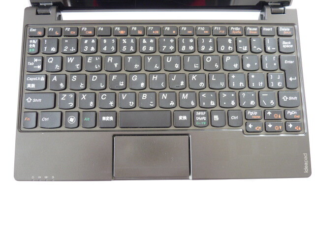 ★起動未確認 lenovo ideaPad S10-3 Atom(TM)1.66GHz 10.1 HDD無/メモリ無 ブラック ジャンク品★_画像3