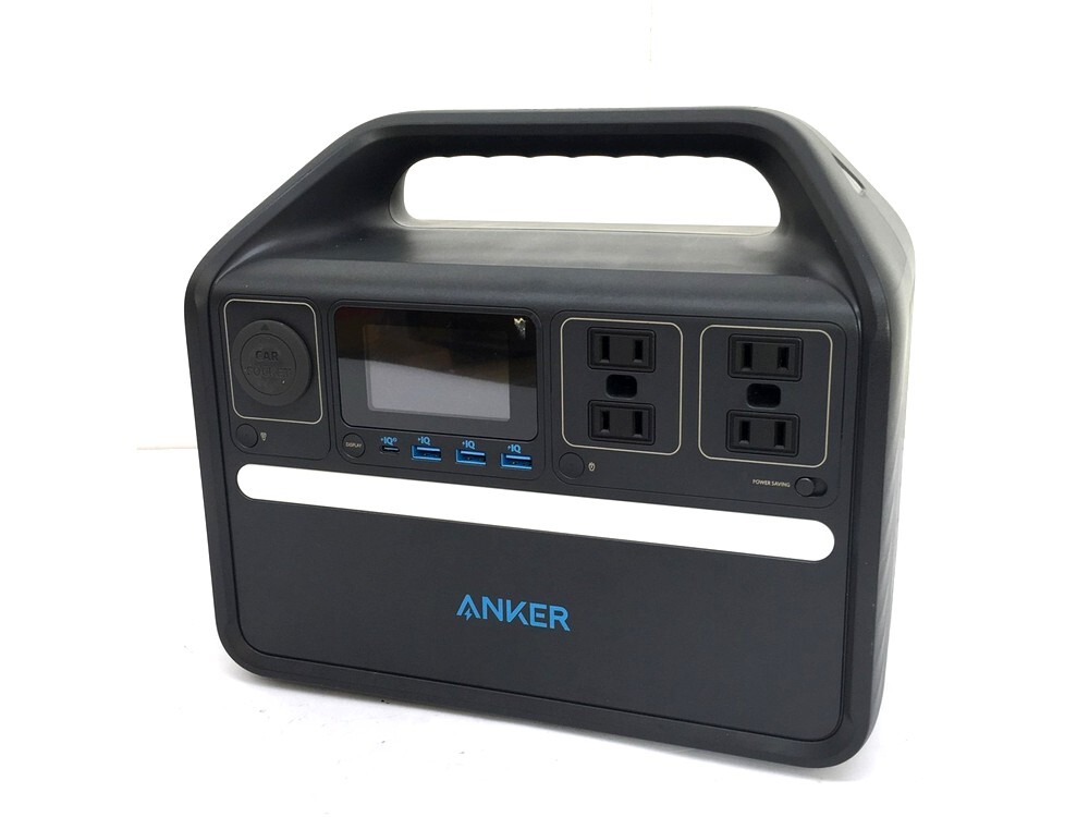 【同梱不可】【100】中古品 アンカー Anker 535 ポータブル パワー ステーション ブラック_画像2