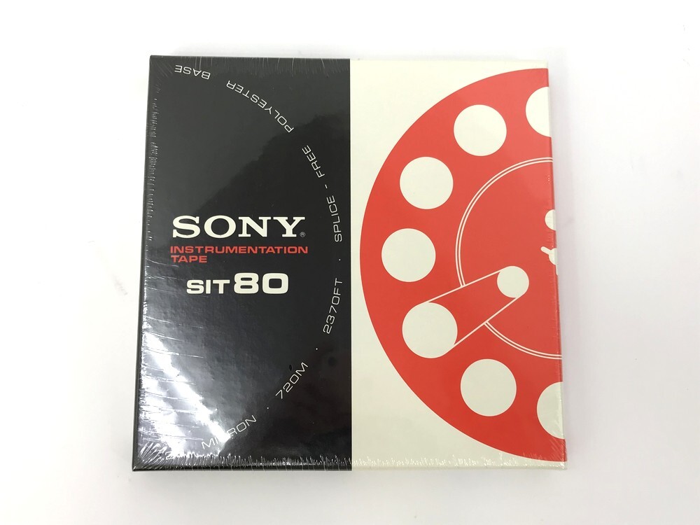 【同梱可】【60】未開封品 SONY ソニー SIT80 オープンリールテープ 金属製7型リール ※長期保管_画像1