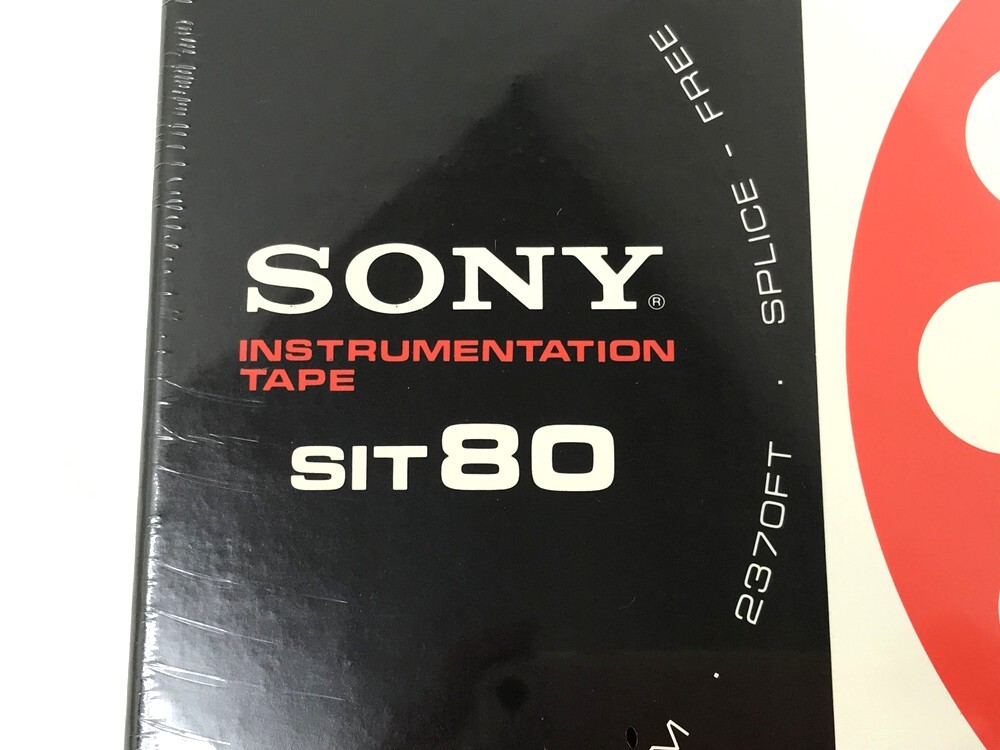 【同梱可】【60】未開封品 ソニー SONY SIT80 オープンリールテープ 金属製7型リール ※長期保管の画像2