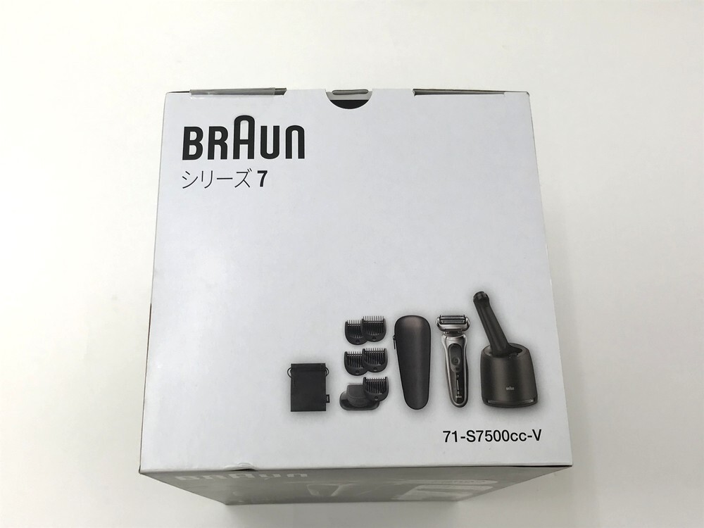 【同梱可】【60】未開封品 BRAUN ブラウン 71-S7500cc-V 電気シェーバー シリーズ7 シルバー_画像4