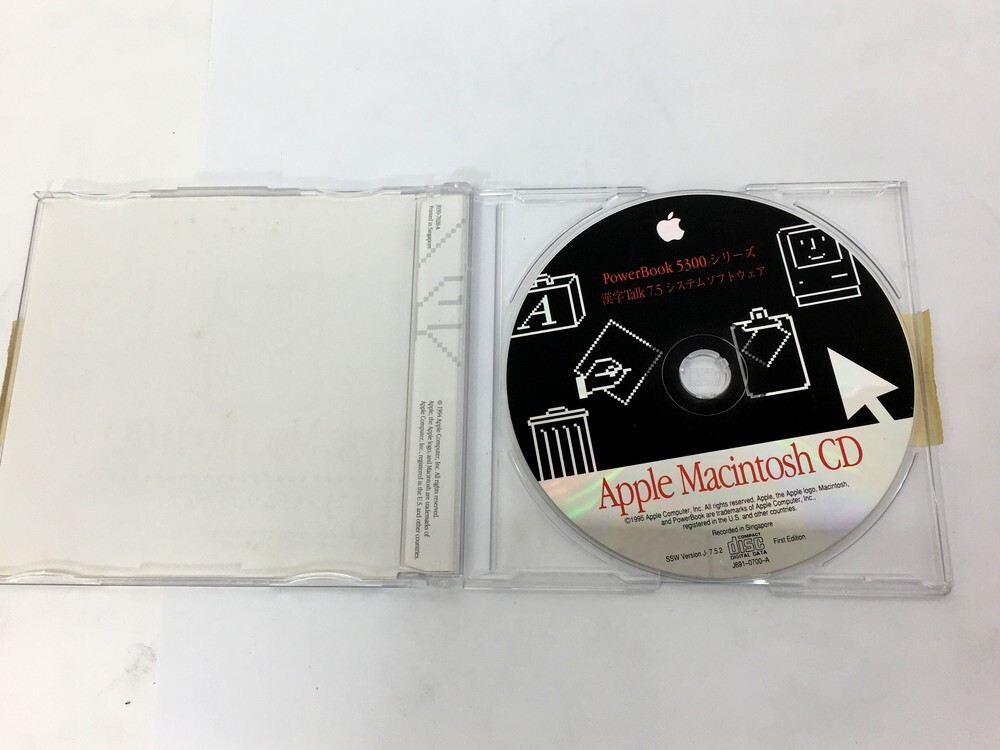 【同梱可】【80】ジャンク品 Apple Macintosh 初期モデル用 マニュアル ガイド フロッピーディスク シール 等まとめて_画像5