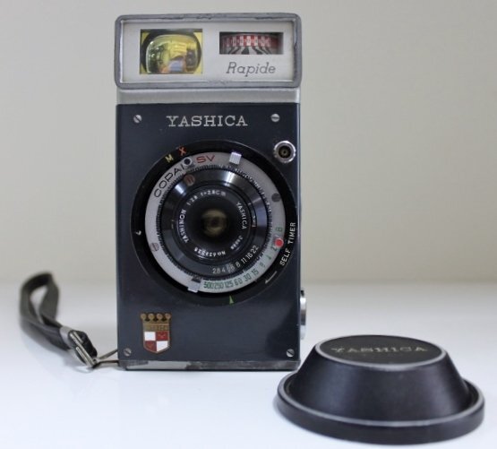 ** редкий YASHICA Yashica Rapidelapi-do половина размер камера 1:2.8 2.8cm Junk б/у товар **