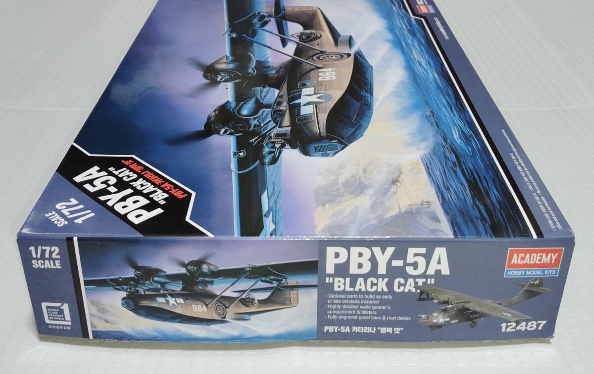 【プラモデル】未組立て 1/72 PBY-5A ”BLACK CAT”_画像3