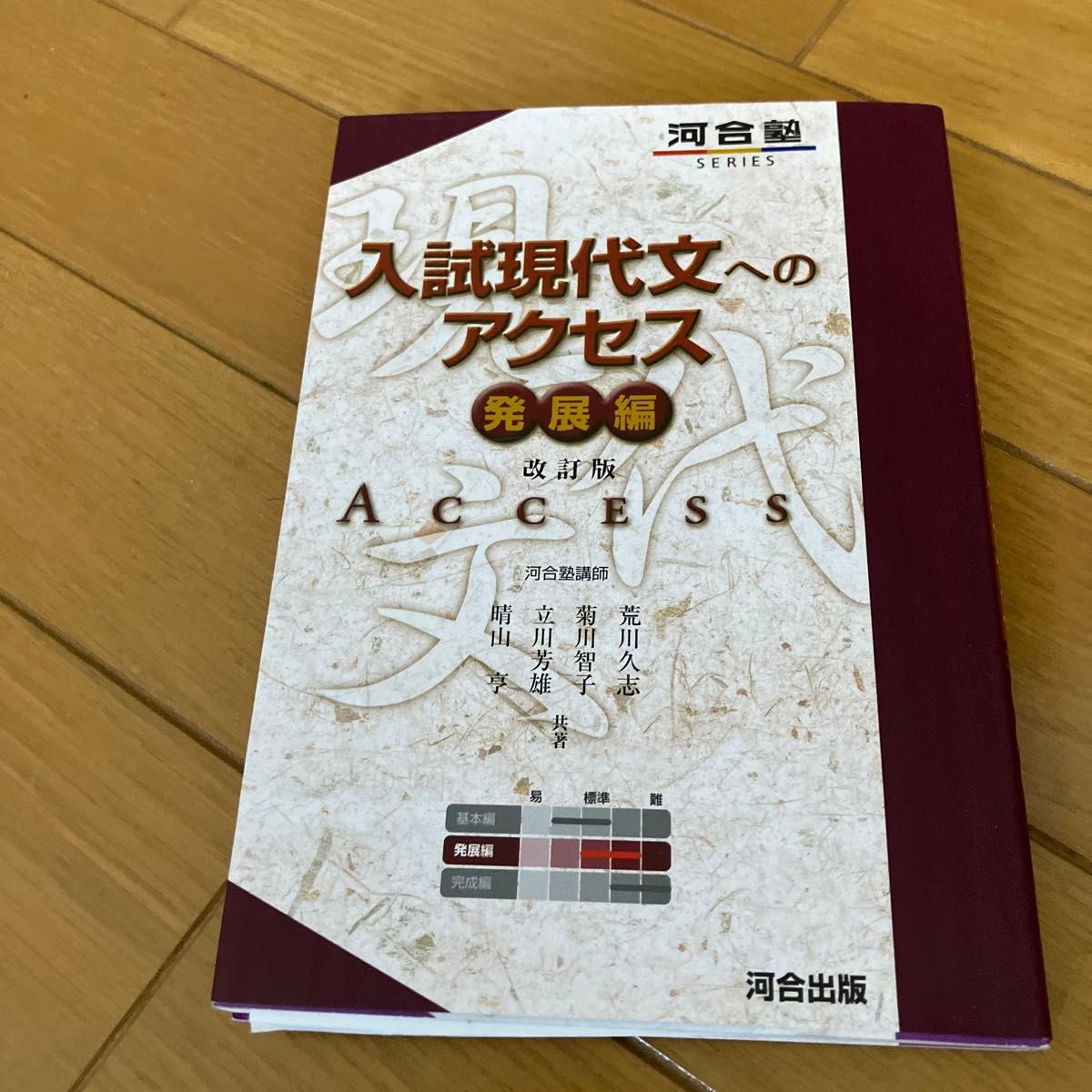 入試現代文へのアクセス　発展編 （河合塾ＳＥＲＩＥＳ） （改訂版） 荒川久志／共著　菊川智子／共著　立川芳雄／共著　晴山亨／共著