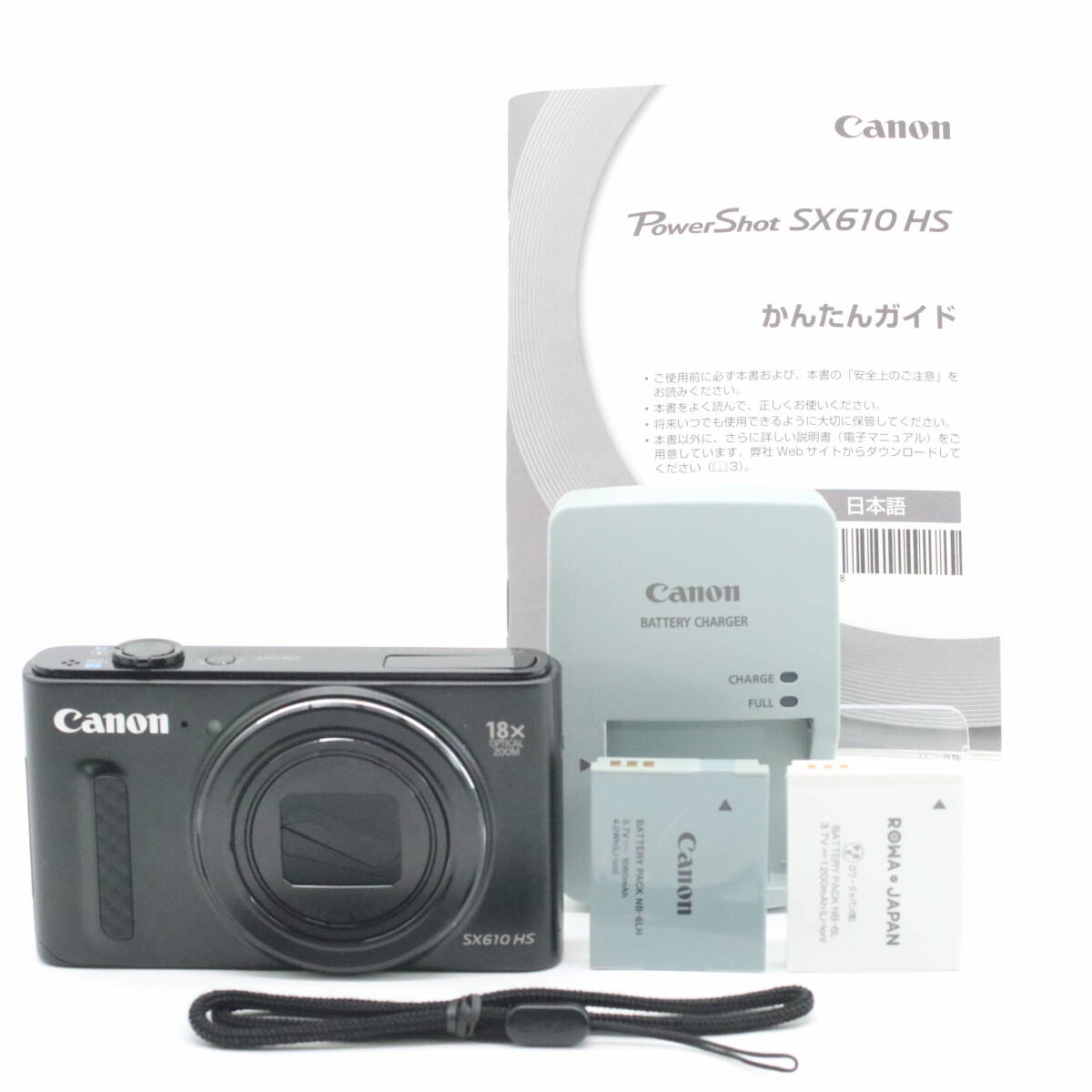 Canon デジタルカメラ PowerShot SX610 HS ブラック 光学18倍ズーム PSSX610HS(BK) #JA102-00205