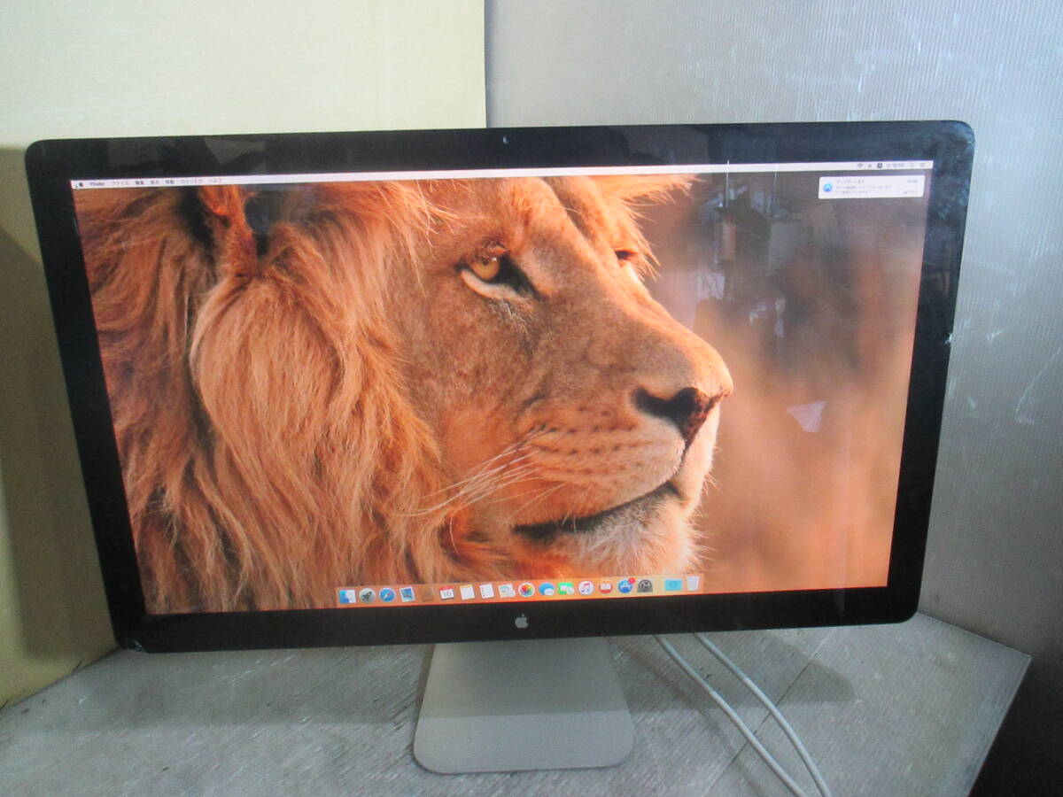 「I1-2/A60416‐3]★Apple Thunderbolt Display A1407 27インチ液晶モニター 2560x1440★_画像1