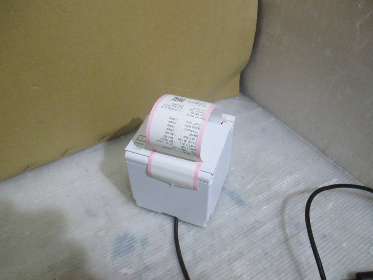 [EP06] beautiful goods *EPSON TM-m10 621 Model:M332B stylish compact re seat printer ( white )*