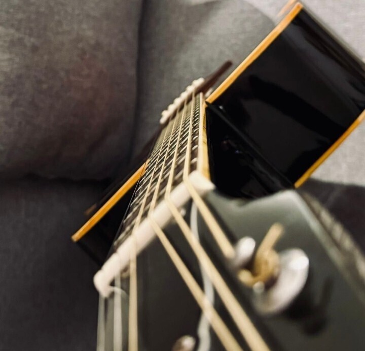 PearlのアコースティックギターGibson Hummingbirdのコピーモデルです。の画像7