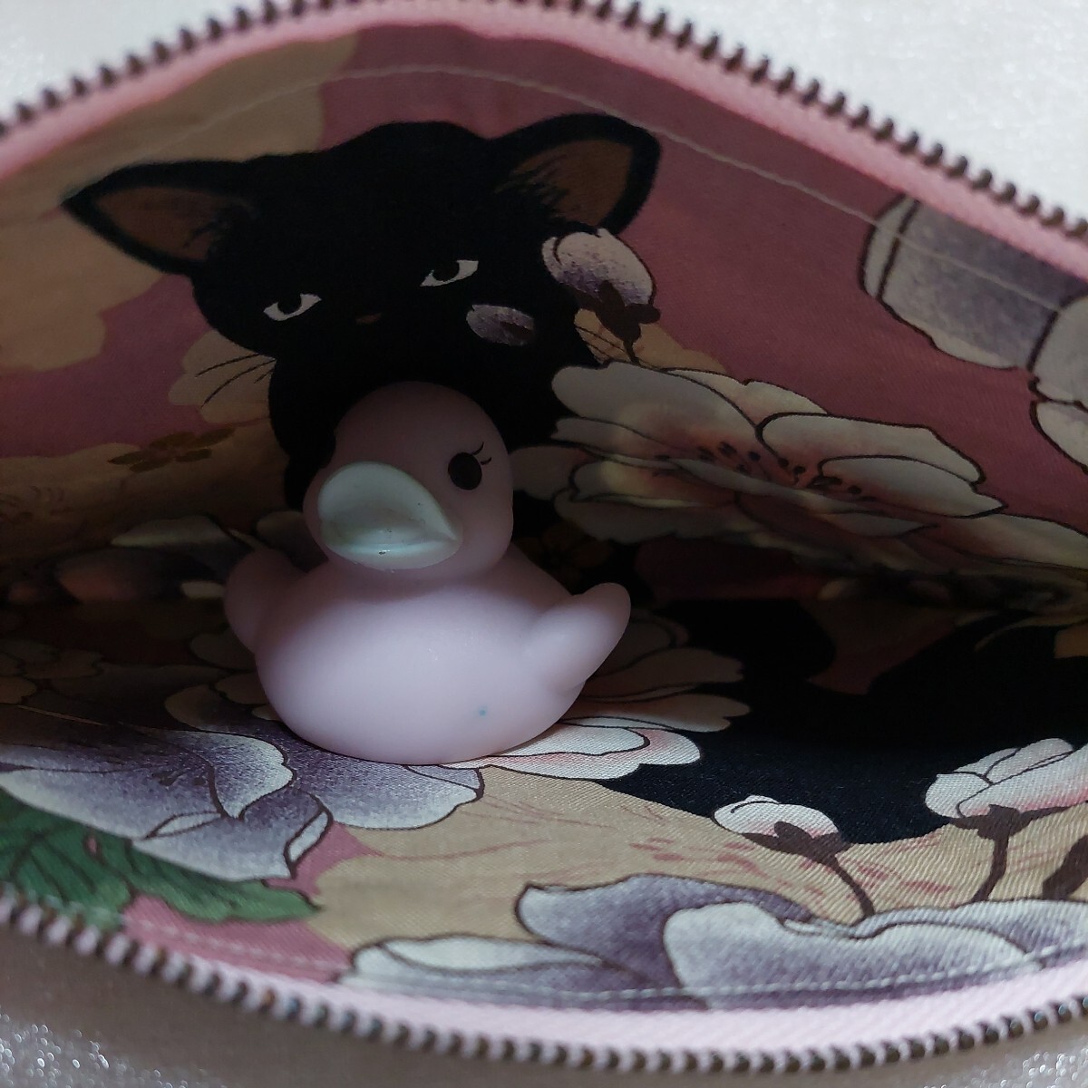 ハンドメイドporch黒猫×花フラットの画像5