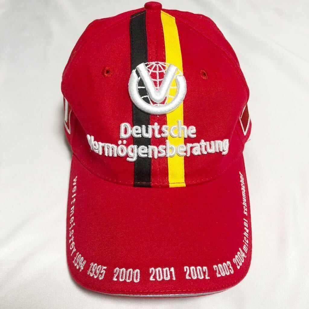 TM63 Michael Schumacher DVAG FINAL EDITION キャップ 帽子 フェラーリ F-1 ミハエル シューマッハ Deutsche Vermgensberatungの画像1