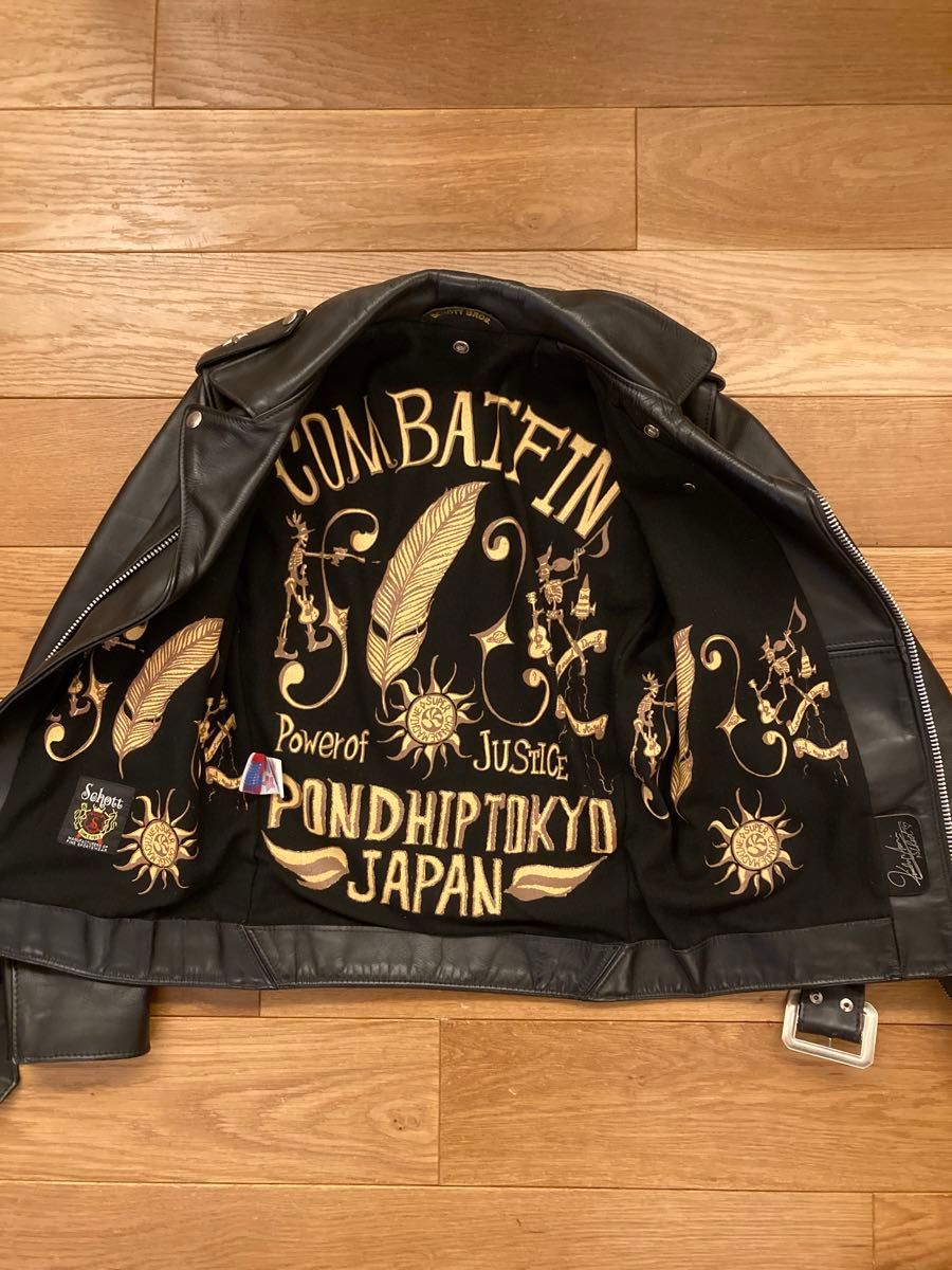 Schott ワンスター ダブルライダース 34 牛革 カウハイド 浅井 Schott ワンスター ダブルライダース 34 牛革 カウハイド 浅井