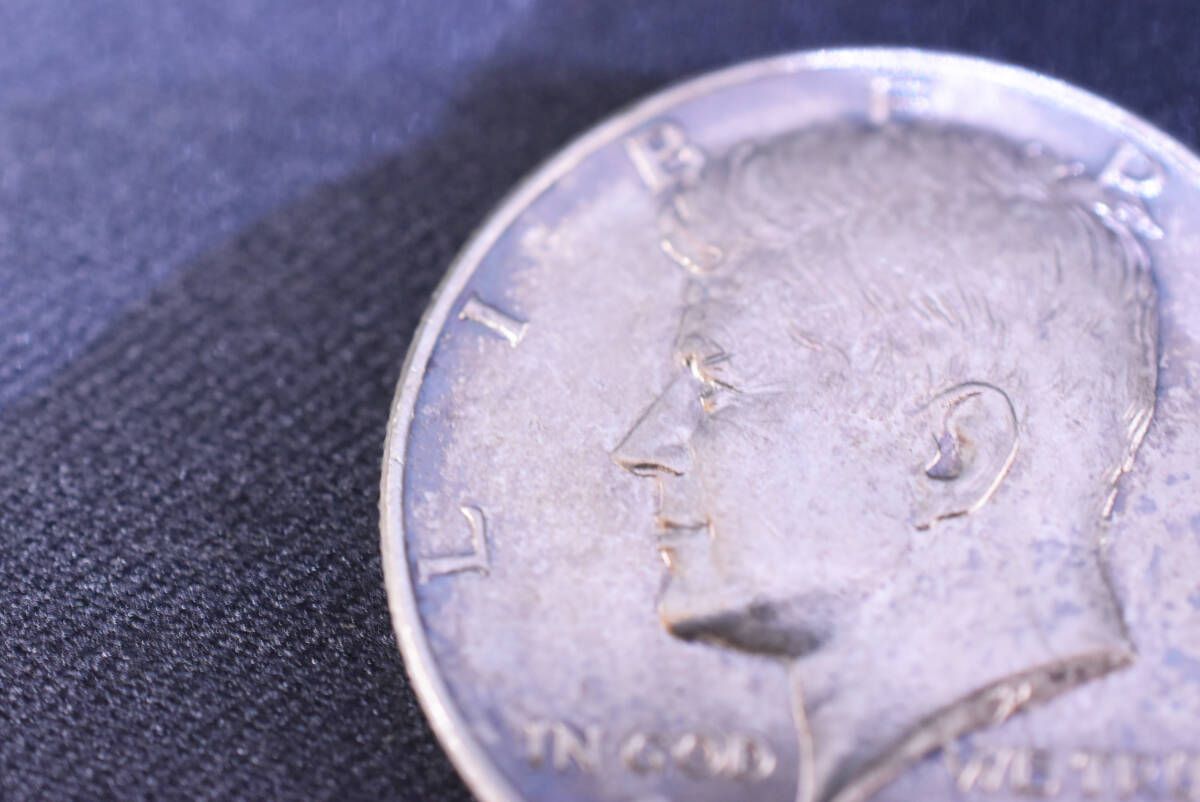 アメリカ合衆国/HALF DOLLAR/ハーフドル/50セント/ 1964年/外国硬貨/硬貨/コイン/銀貨/米国/USA/ケネディ/UQY812の画像5
