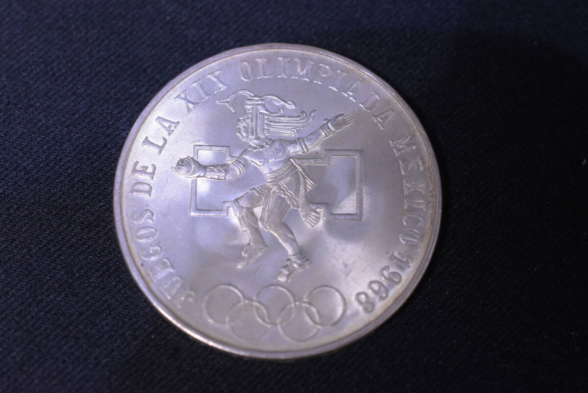 メキシコオリンピック/1968年/記念銀貨/コイン/アンティークコイン/コレクション/シルバー/SV720/25ペソ/11枚セット/UQY814の画像3