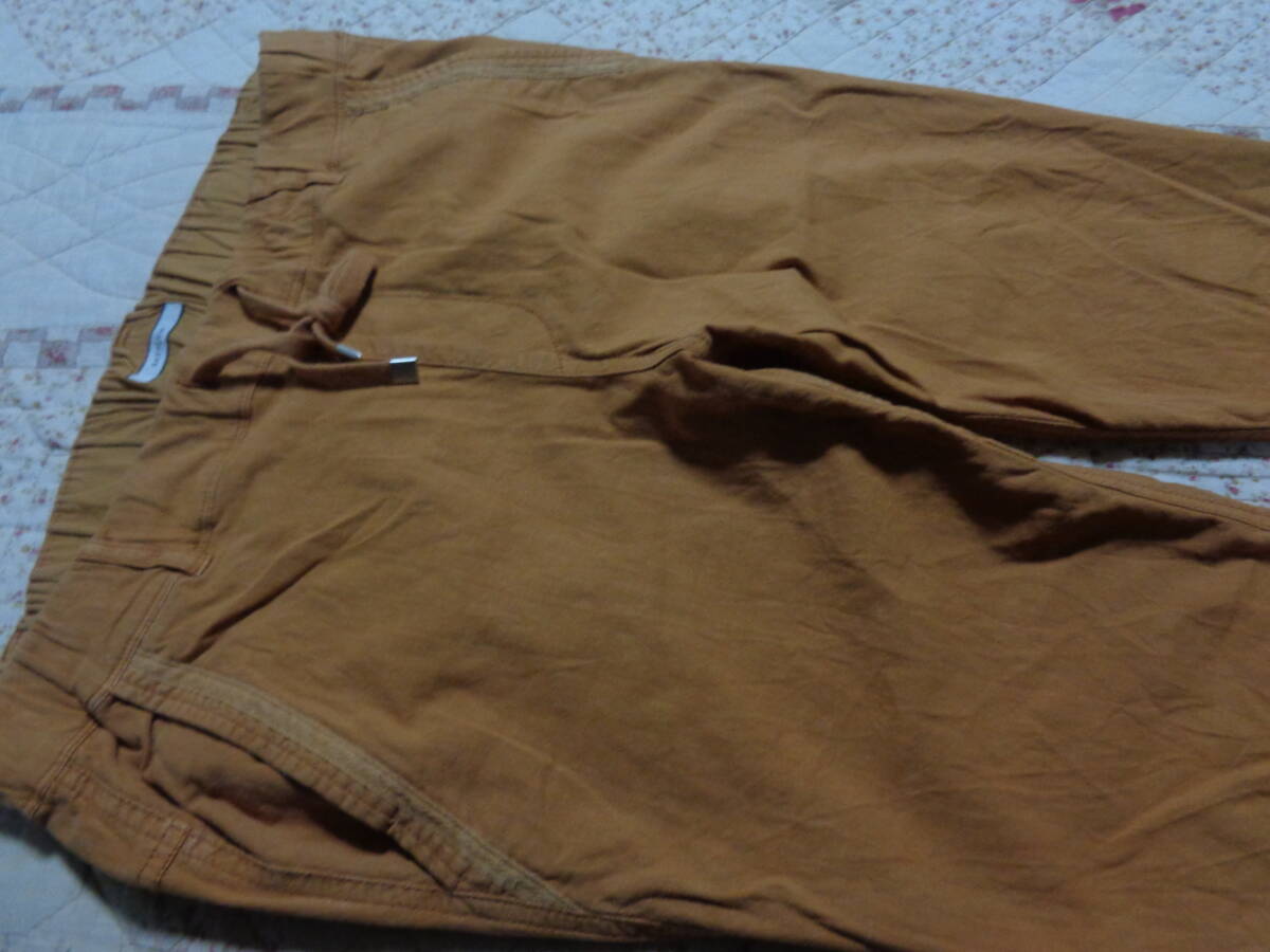 * лен linen43%/ стоимость доставки 230 иен /2 размер (M размер )BAYFLOW Bay поток / брюки-чинос / стрейч легкий брюки / лодыжка брюки / Brown 