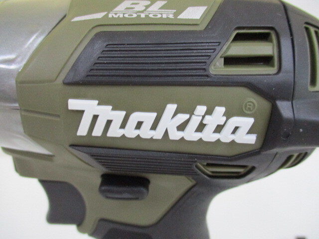 makita 18V 充電インパクトドライバ TD173DRGXO オリーブ 6.0Ah セット品 バッテリ2個・充電器付 未使用保管品 激安1円スタートの画像4