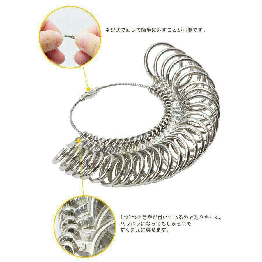 リングゲージ 指輪 サイズ サイズゲージ 指輪計測 日本標準規格 1-28号の画像3