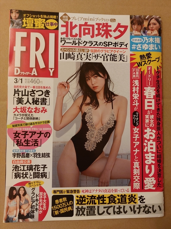 フライデー　2019/3　北向珠夕　壇蜜　ジャスミン　ライラック　山崎真実　川田奈緒_画像1