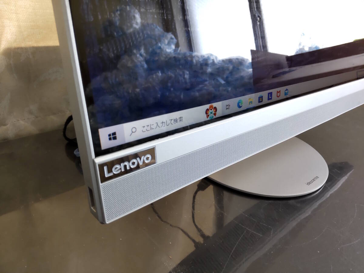 【液晶新品：光沢】高速NVMe SSDでスピードアップ★モニターとしても利用可★Lenovo IdeaCentre AIO 520 #2447の画像2