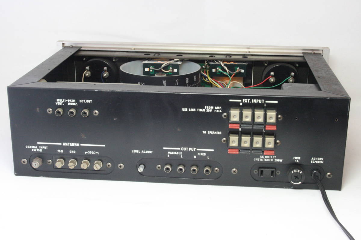 DENON Denon TU-500 FM stereo tuner tabletop * bottom board less with defect [9d07]