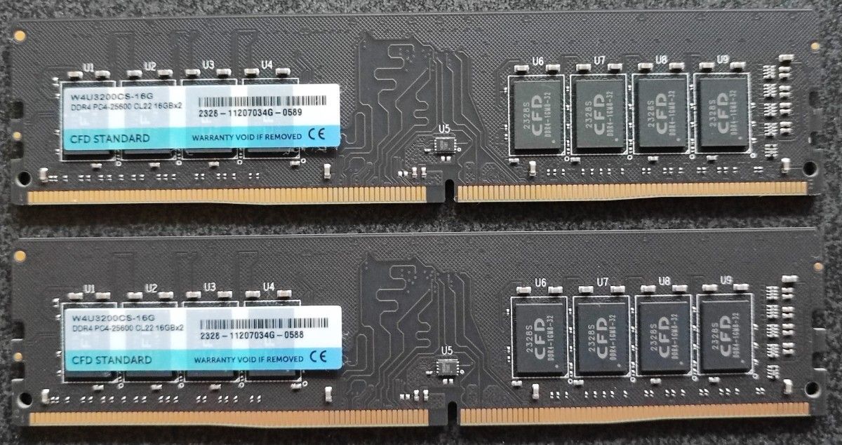 CFD W4U3200CS-16G DDR4-3200 32GB(16GB×2)