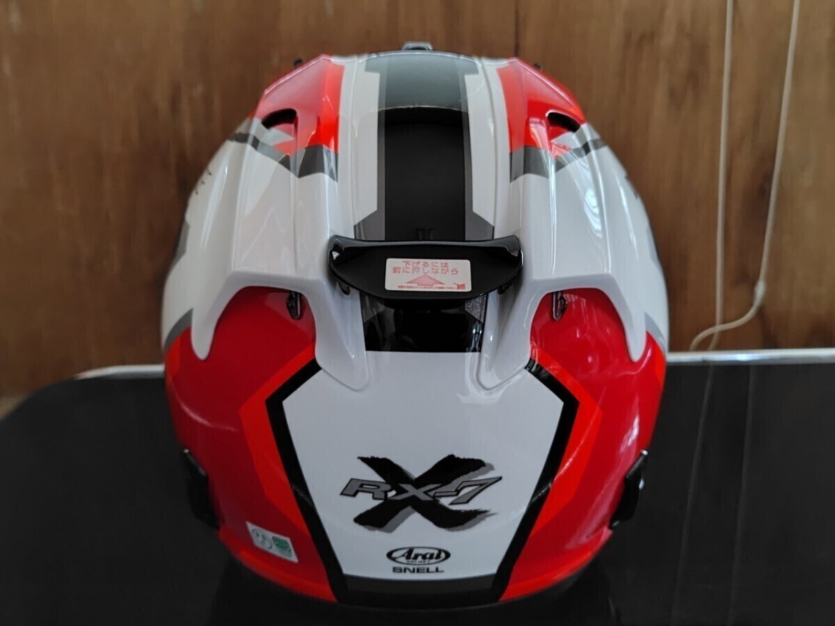 Arai アライ　RX−7X　 DOCATI ドゥカティ CORSE V5　LLサイズ　スモークシールド.ピンロック付き　送料込です　_画像4