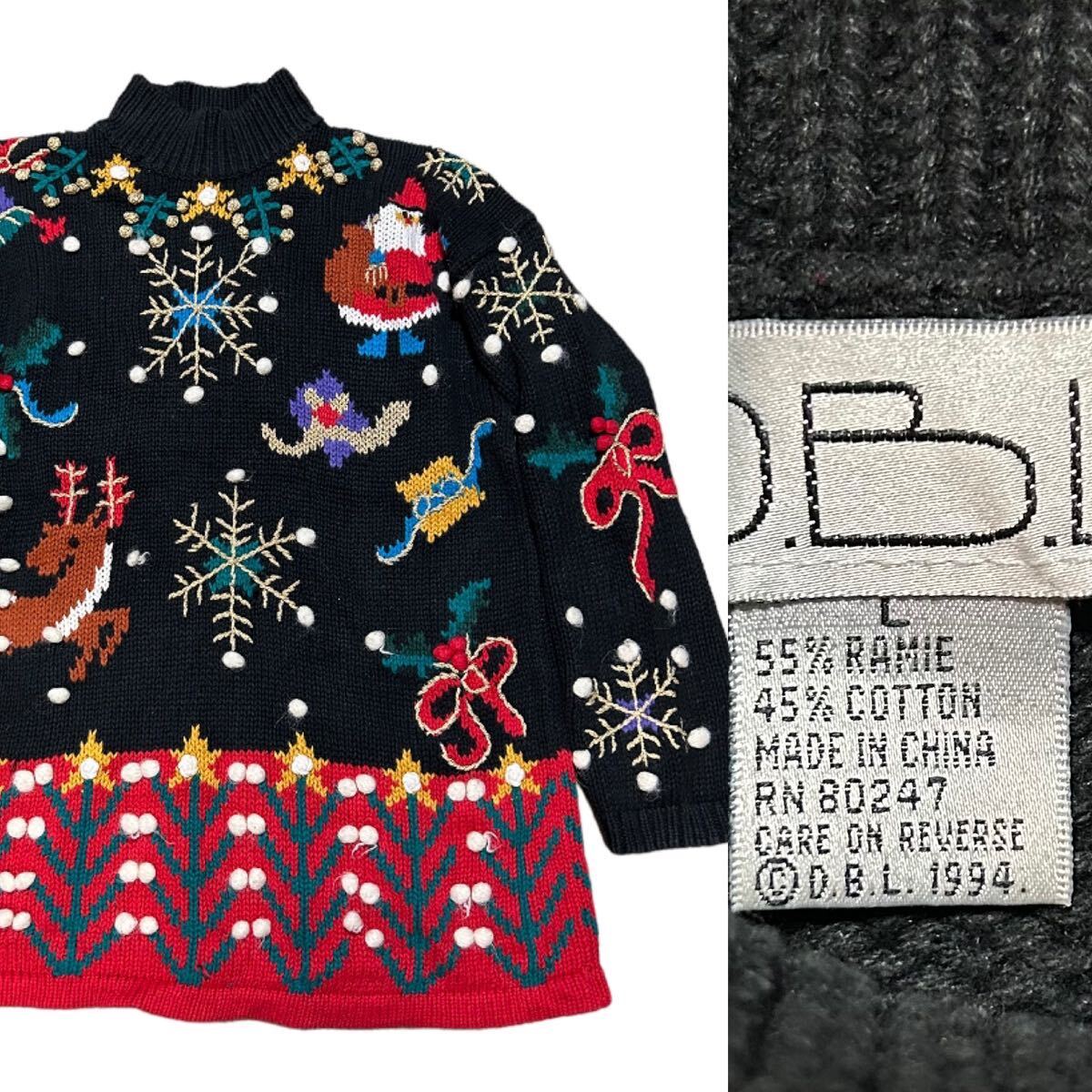 美品 ビンテージクリスマスセーター アグリーセーター 9枚セット/USA古着セット ベールの画像7