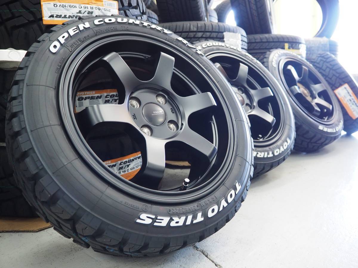 ゴツゴツ系 カスタムサイズ 15inch 4-100 6.5J+38 MB TOYO オープンカントリーR/T 165/60R15 ハスラー キャストアクティバ 軽トラ 軽バン_画像1