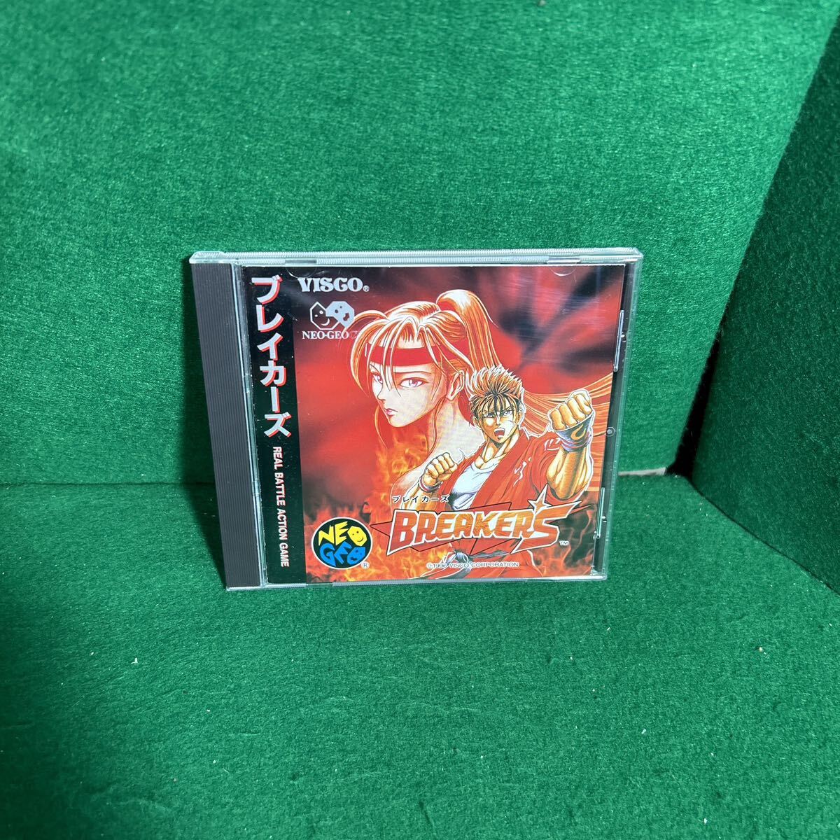 ネオジオCD 美品【ブレイカーズ BREAKERZ】ケース 帯 取扱説明書 ディスク付き『NEOGEO SNK』VISCO 希少の画像2