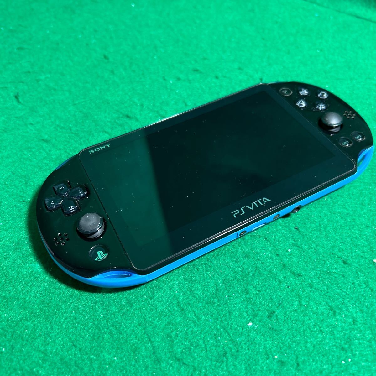 SONY ソニー PS Vita PSVITA プレイステーション Vita ヴィータ PCH-2000　ブルーブラック　綺麗　fw3.74 バリューパック 動作良好　_画像3