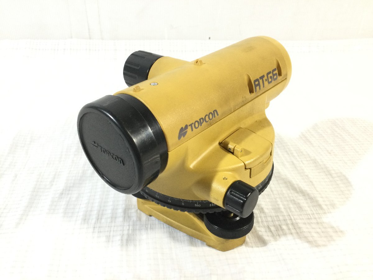 【送料無料☆彡精度未確認品】トプコン TOPCON オートレベル AT-G6 測量器 三脚付き 88510_画像2