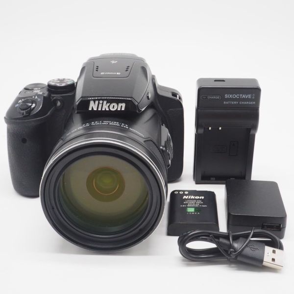 Nikon デジタルカメラ COOLPIX P900 ブラック クールピクス P900BK 難あり ジャンクの画像1