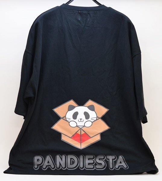 新品 タグ付き PANDIESTA JAPAN ビッグ 半袖Ｔシャツ パンダさん 宇宙 刺繍 熊猫 554108 XLサイズ パンディエスタジャパンの画像3