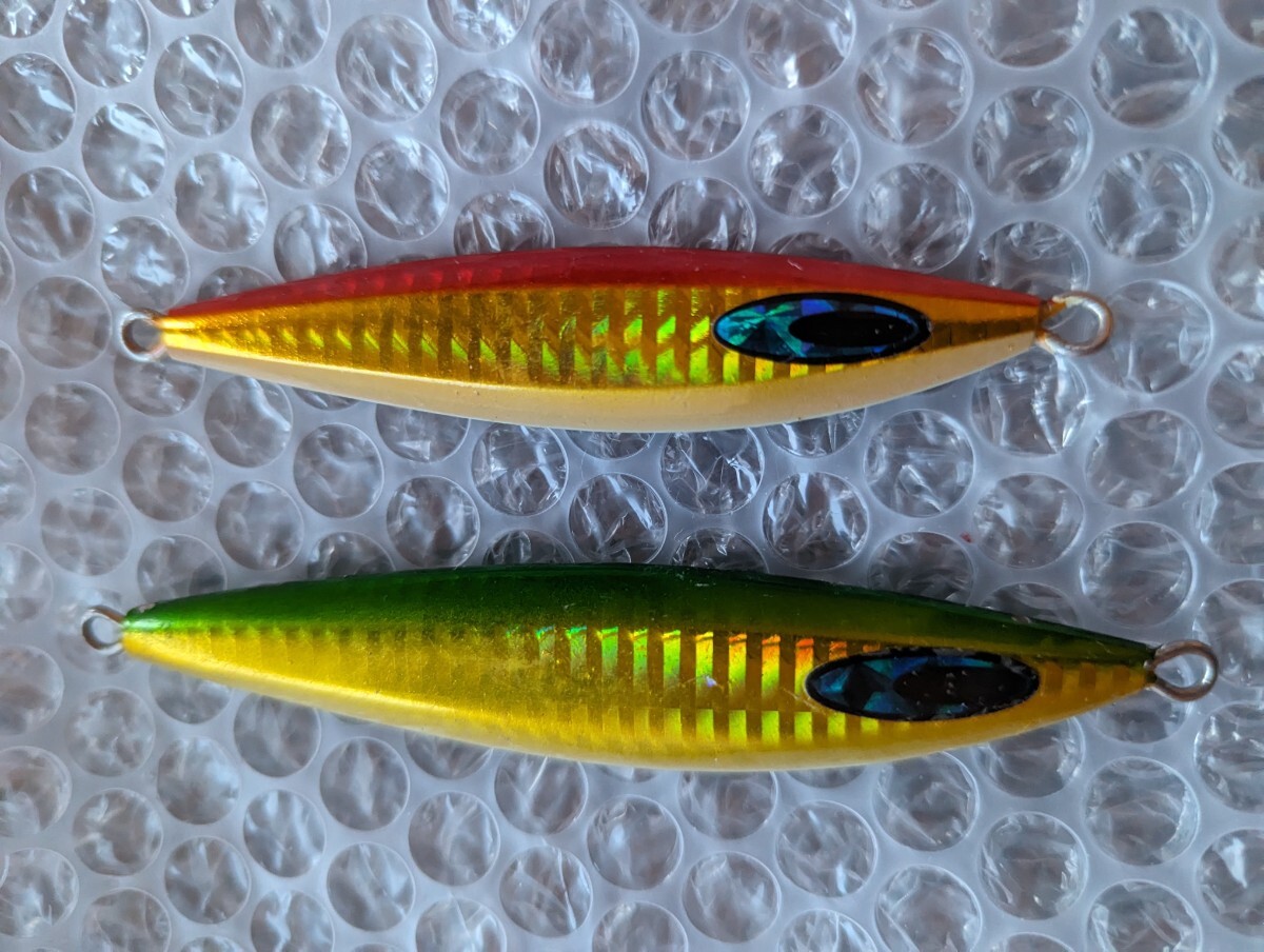 ダイワ DAIWA FKジグ TG ベイト タングステン ジグ 180g 110g 中古 2本 青物 サワラ 根魚 タチウオ ジギングの画像2