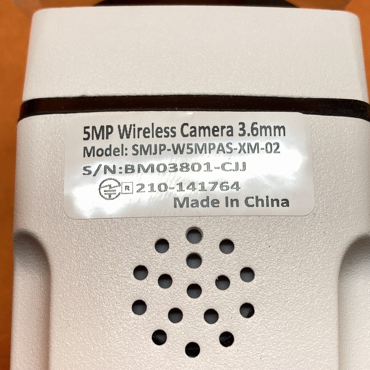 wireless security camera SMONET SMJP-W5MPAS-XM-02 500 ten thousand pixels 3.6mmsa Tey go-