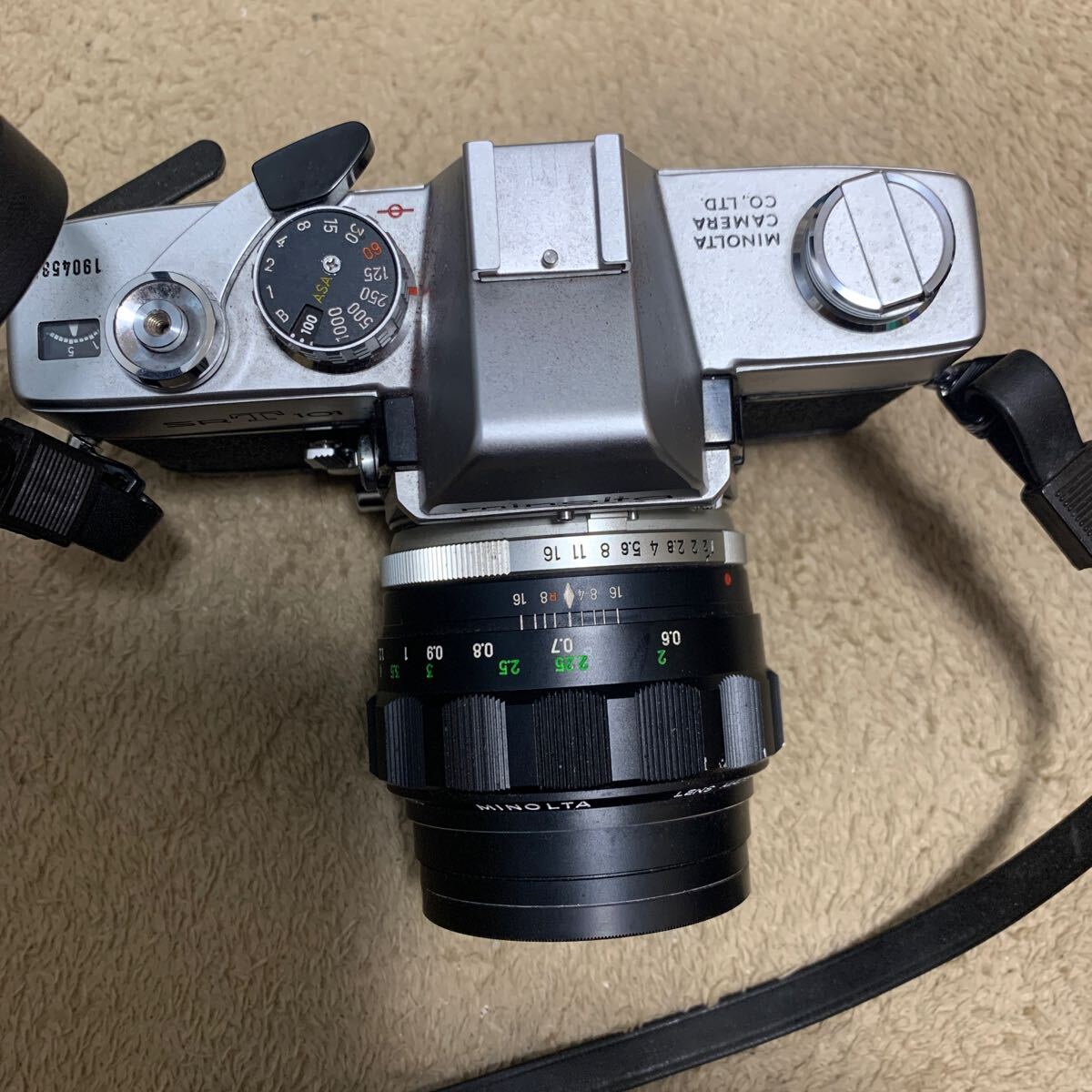 Minolta SRT101 MC ROKKOR-PG 58mm f/1.2 動作未確認 ジャンク #3400_画像2