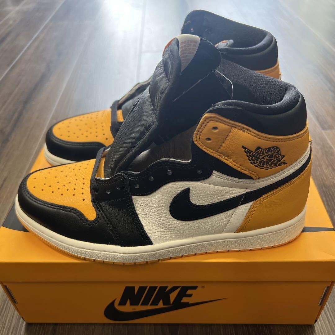 D Nike Air Jordan 1 Retro High OG Taxi ナイキ　エアジョーダン レトロ　タクシー　ハイカット　26.0 555088-711_画像5