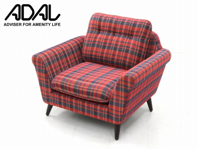 ★nan3A★展示品★アダル★ADAL★チック柄★クラシカル★ラウンジチェア★イージーチェア★シングルソファ★店舗什器★カフェ★高級★